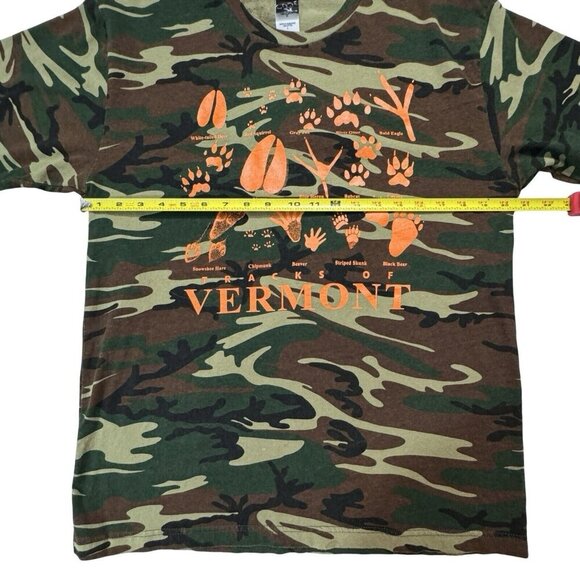 LAT CODE V‎ Camo Tee w/Vermont Animal Print Graphics Adult Unisex Large Hunter - Picture 10 of 13